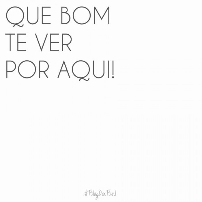 Bem-vindos!