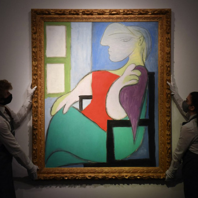  Quadro de Picasso é vendido por incríveis 19 segundos em leilão nos EUA.